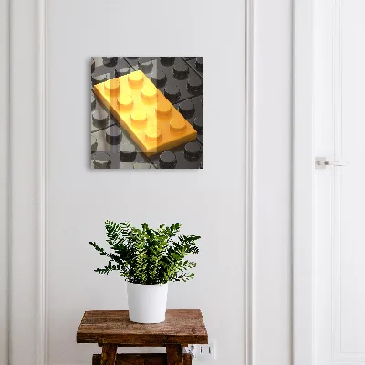 Yellow brick Key cabinet
