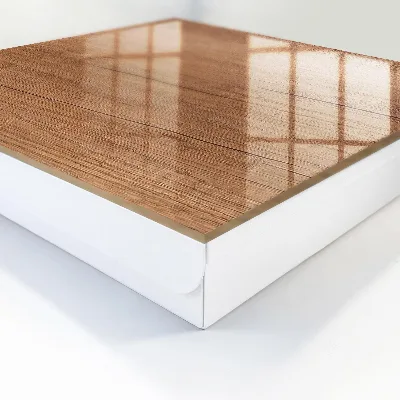 Wall-mounted key box with wood texture finish