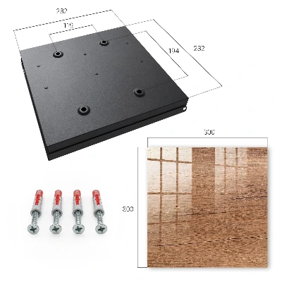 Wood texture Key box for wall