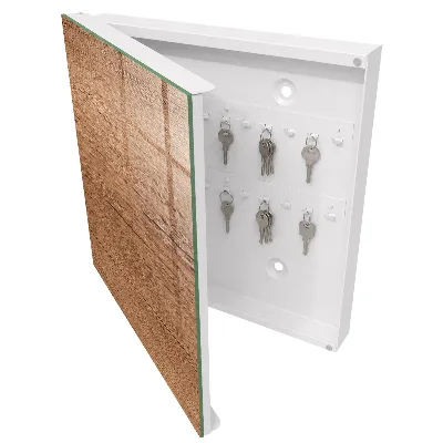 Wood texture Key box for wall