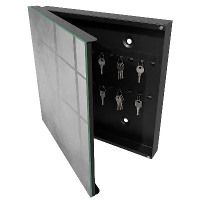 Grey abstraction Key cabinet