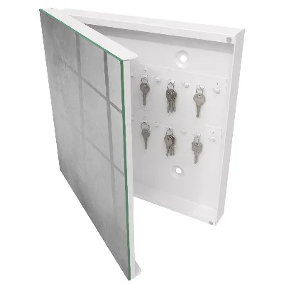 Grey abstraction Key cabinet