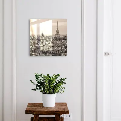 Wall-mounted key box in urban elegance style