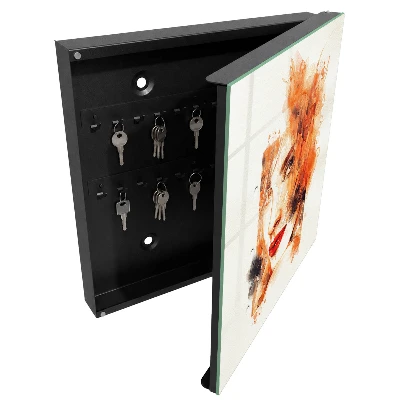 Feminine watercolor Wall mounted key box