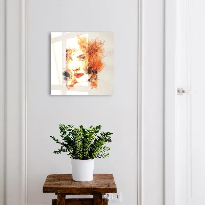 Feminine watercolor Wall mounted key box