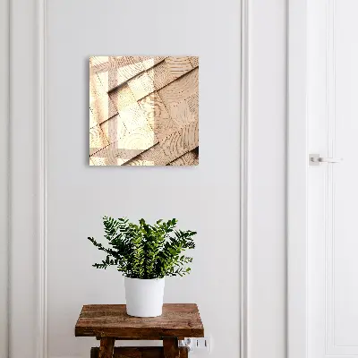 Wood texture Key box for wall