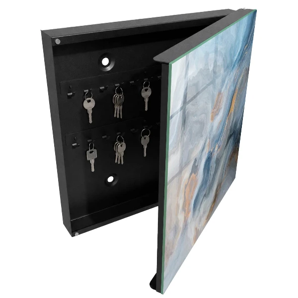 Key cabinet with dreamy abstraction design