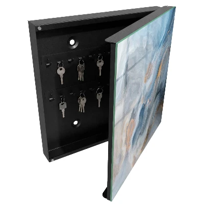Key cabinet with dreamy abstraction design