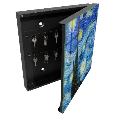 Night sky Key box for wall