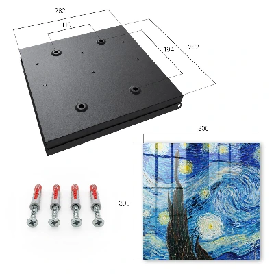 Night sky Key box for wall