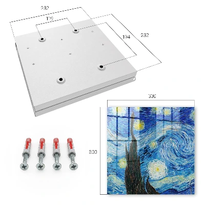 Night sky Key box for wall