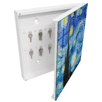Night sky Key box for wall