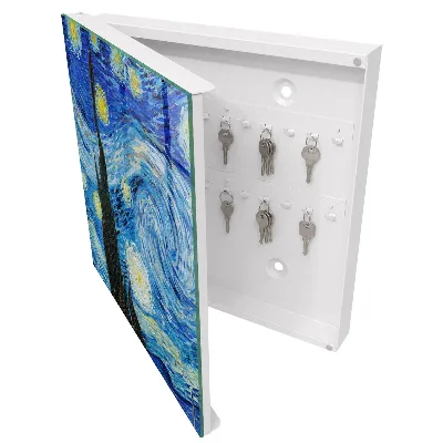 Night sky Key box for wall