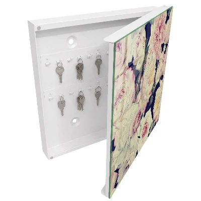 Floral elegance Key box for wall