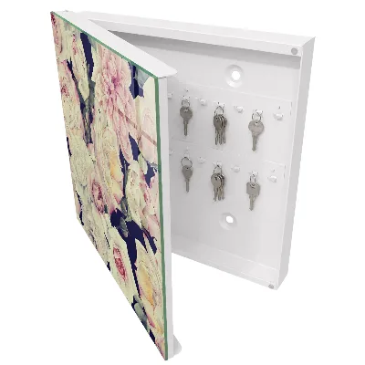 Floral elegance Key box for wall