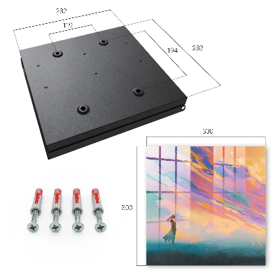 Dreamy scene Wall mounted key box