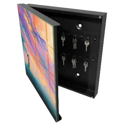 Dreamy scene Wall mounted key box