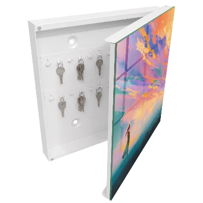 Dreamy scene Wall mounted key box