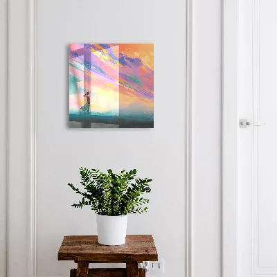 Dreamy scene Wall mounted key box