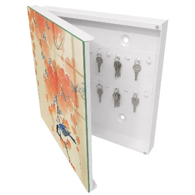 Bird and leaves Key cabinet