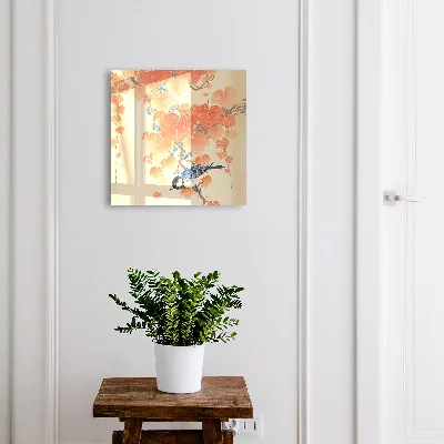 Bird and leaves Key cabinet
