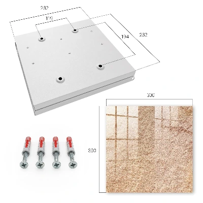 Sand pattern Wall mounted key box