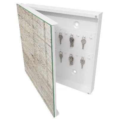 Wood texture Key cabinet