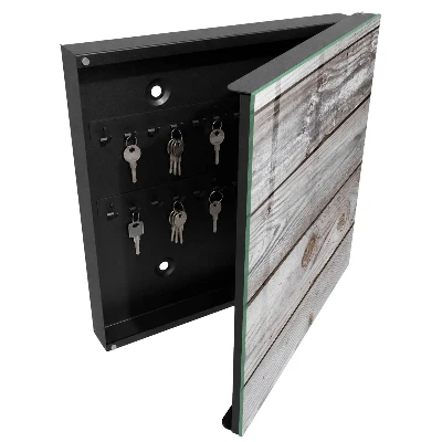 Wood texture Key box for wall