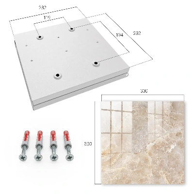 Beige marble Key box for wall