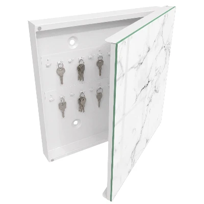 Marbled pattern Wall mounted key box