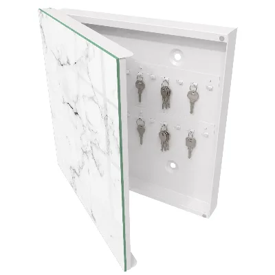 Marbled pattern Wall mounted key box