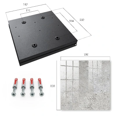 Grey surface Key cabinet