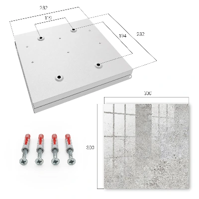 Grey surface Key cabinet