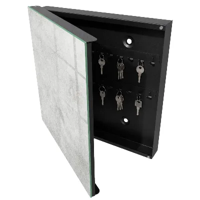 Grey stone Key box for wall