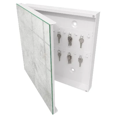 Grey stone Key box for wall