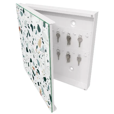 Colorful pebbles Wall mounted key box