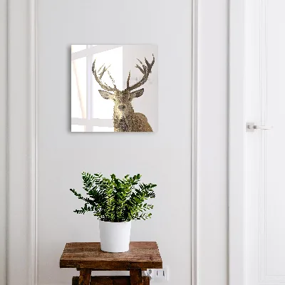 Winter deer Wall mounted key box
