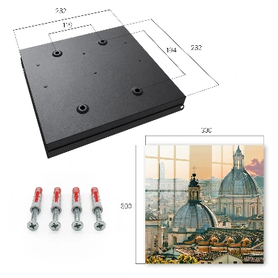 City skyline Key cabinet