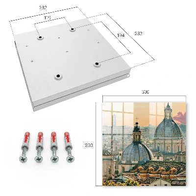 City skyline Key cabinet