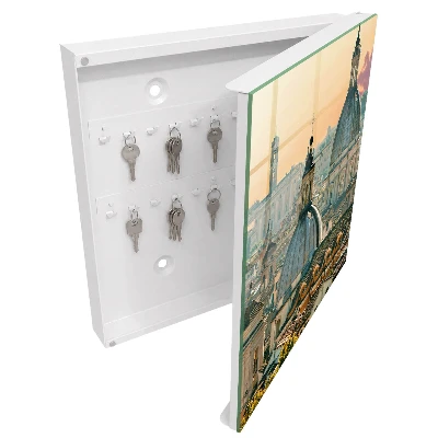 City skyline Key cabinet