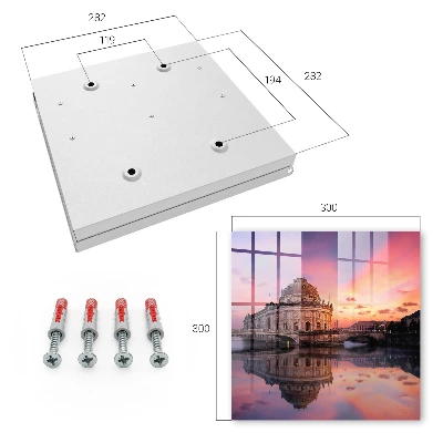 Urban sunset Key cabinet