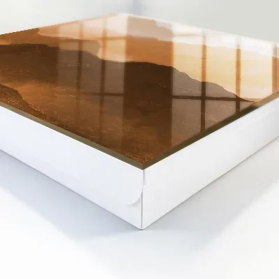 Mountain panorama Key box for wall