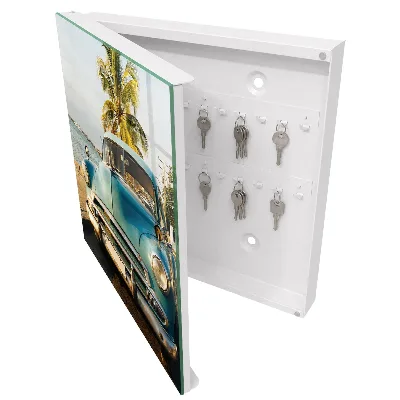 Retro car wall mounted key box retro car design