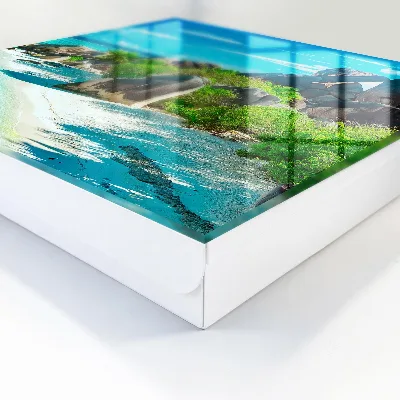 Tropical beach Wall mounted key box
