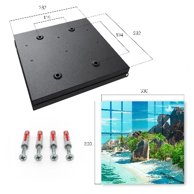 Tropical beach Wall mounted key box