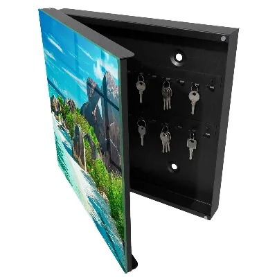 Tropical beach Wall mounted key box