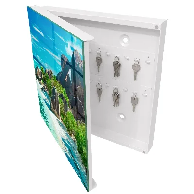 Tropical beach Wall mounted key box