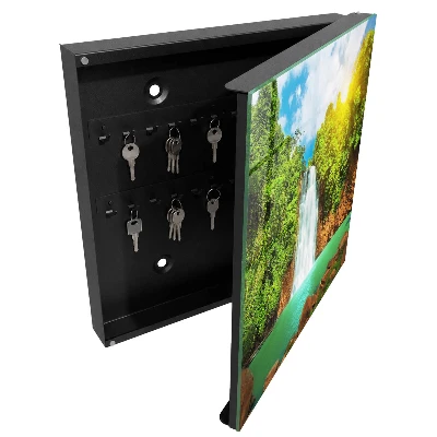Tropical waterfall Key cabinet