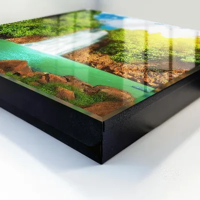Tropical waterfall Key cabinet