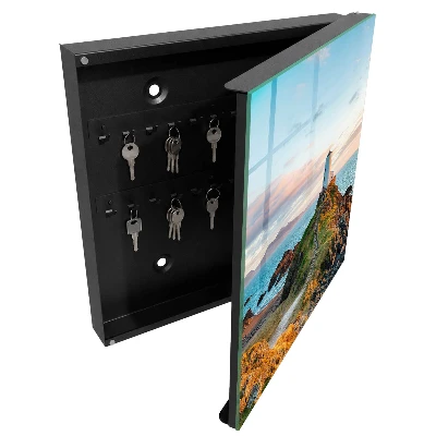 Lighthouse wall-mounted key box decorative storage cabinet for keys